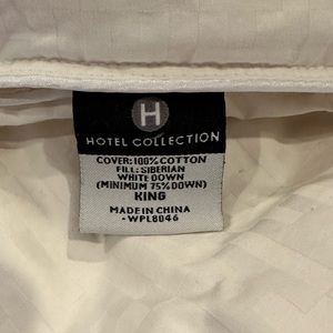 Hotel Collection Siberian Down comforter
